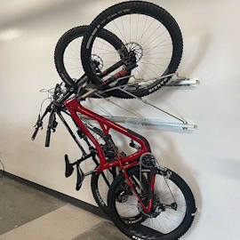 Tilt & Pivot Garage Bike Rack – VelociRAX Australia