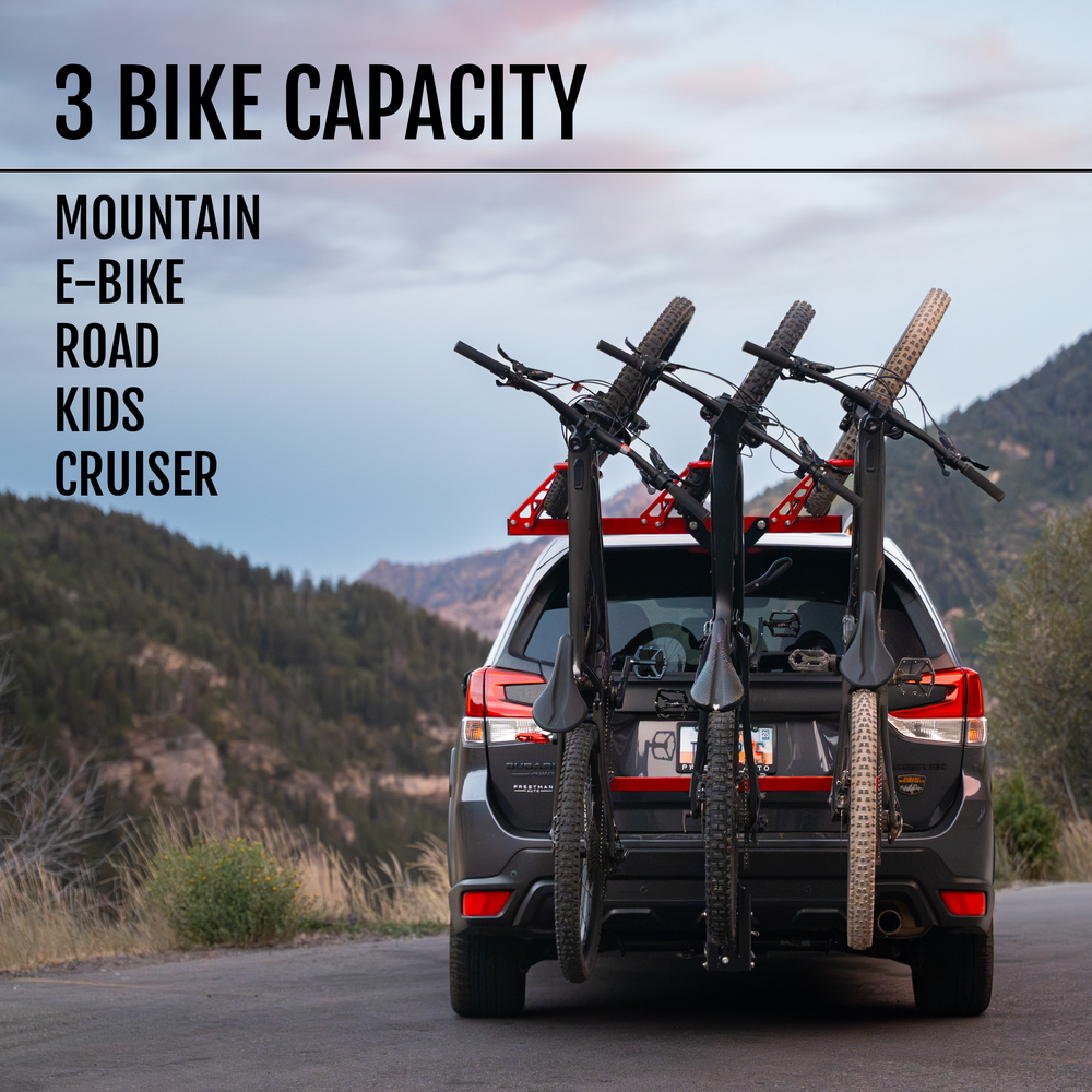 Lowering Bike Racks Towbar Hitch Bike Racks with Self-Lowering Hydraulics – VelociRAX Australia