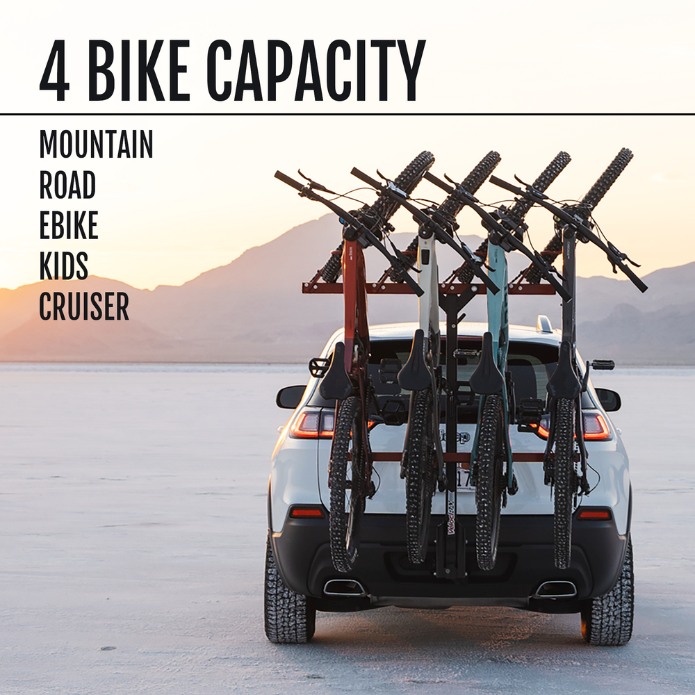 Lowering Bike Racks Towbar Hitch Bike Racks with Self-Lowering Hydraulics – VelociRAX Australia