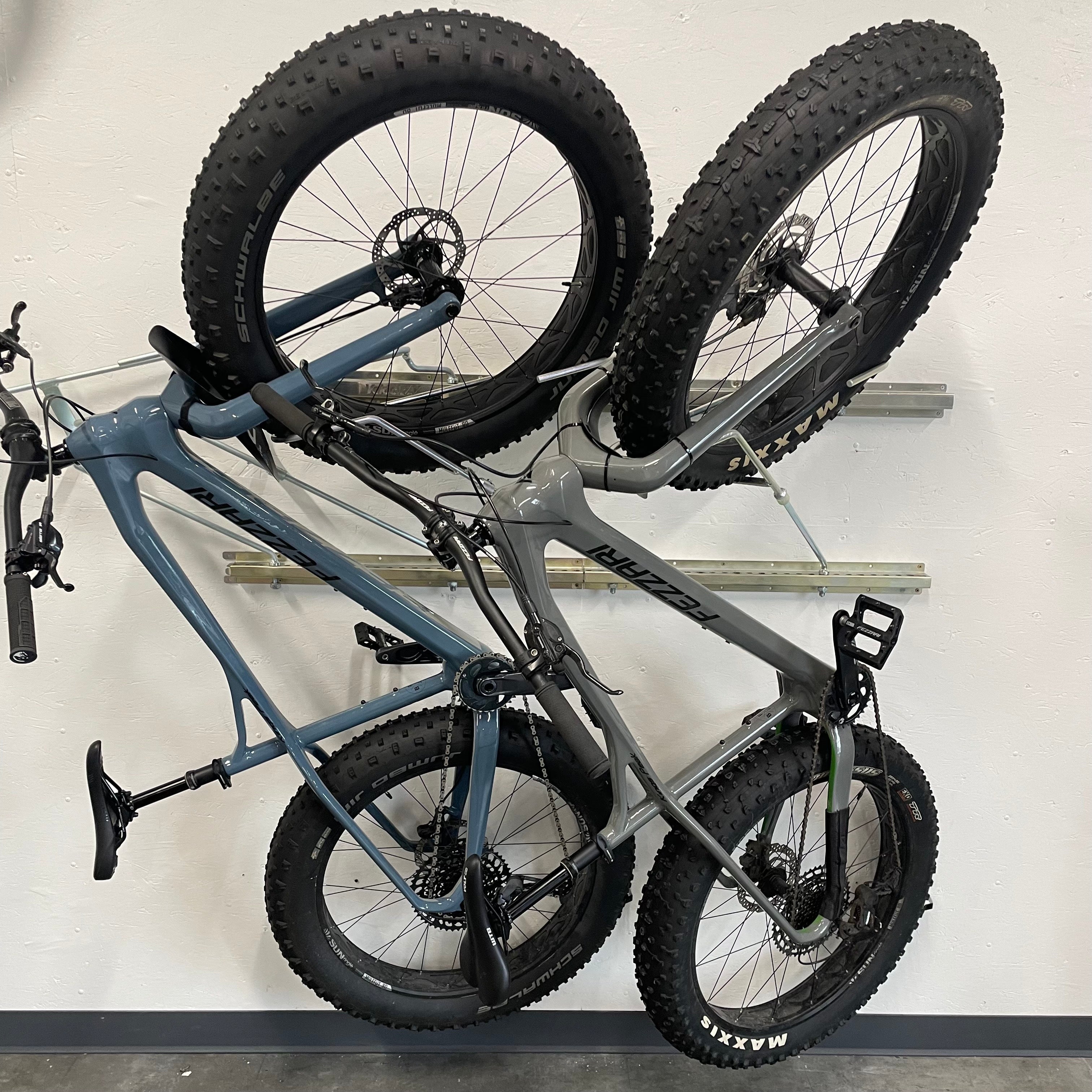 Fat Tire Tilt Pivot Garage Bike Rack VelociRAX Australia