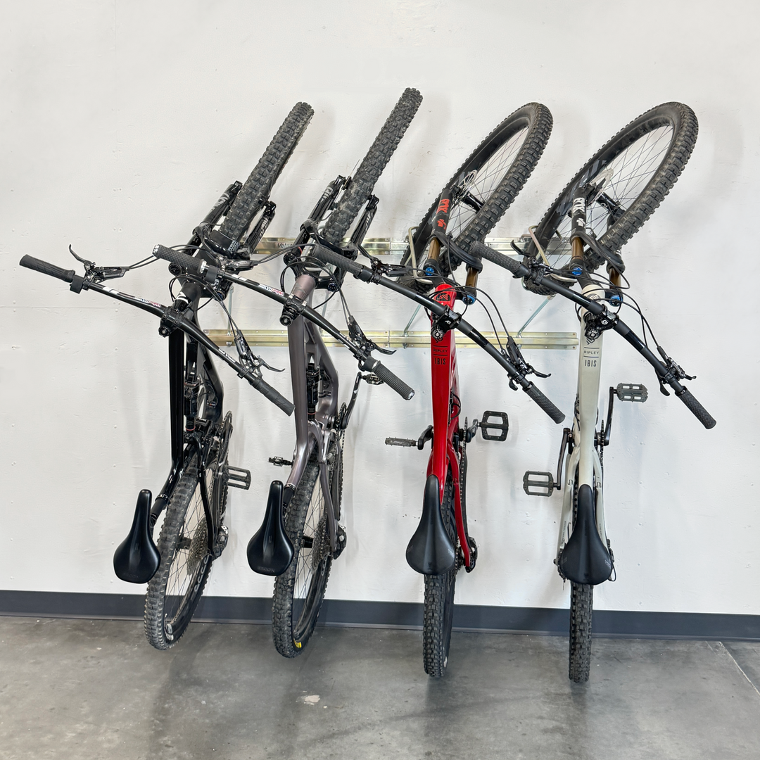 Tilt Pivot Garage Bike Rack
