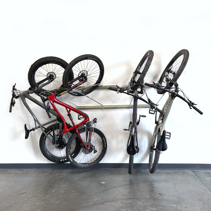 Tilt & Pivot Garage Bike Rack