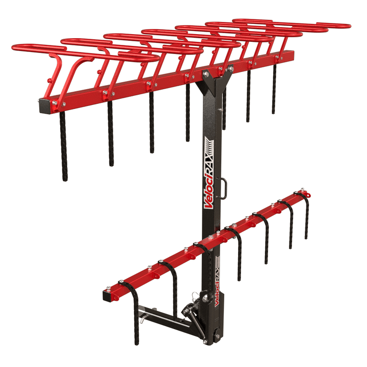 empty 7 bike hitch rack 